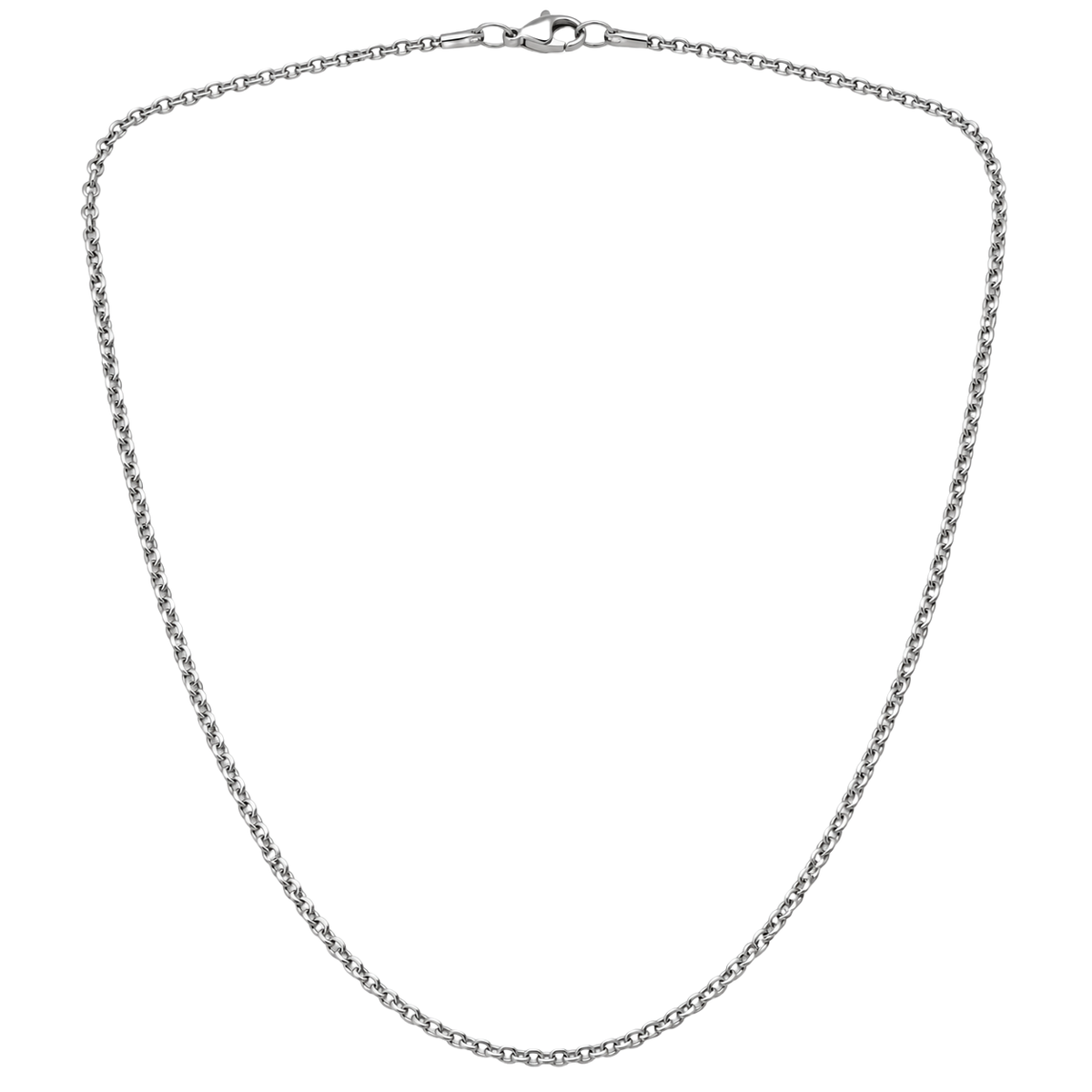 Fine Polished Stainless Steel Chain Necklace | Ukerbourne