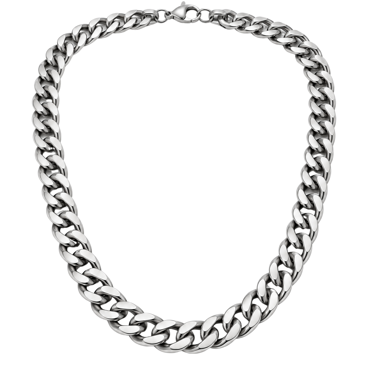 Bold Cuban Link Stainless Steel Chain Necklace | Ukerbourne