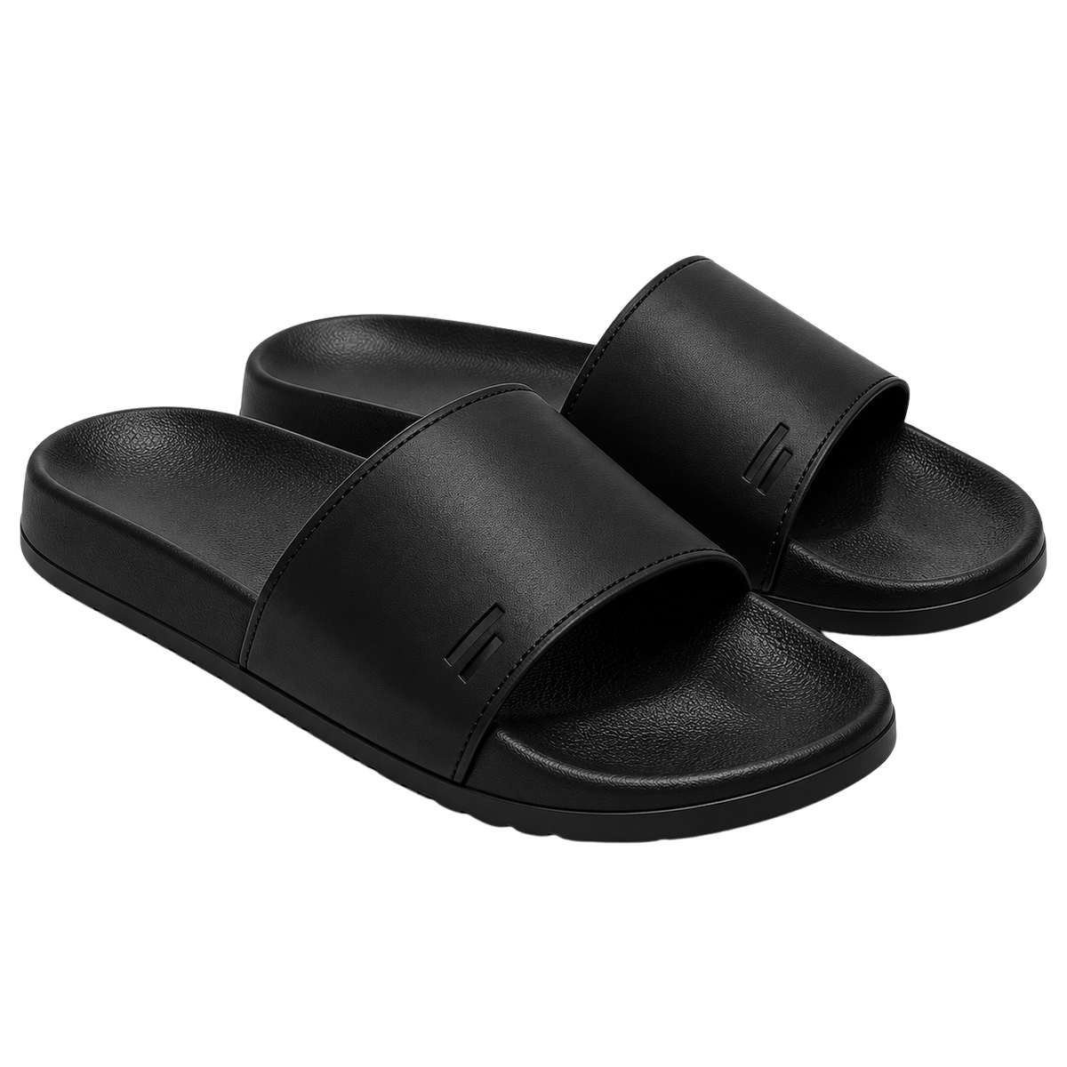 Modern Comfort Slide Sandals – Black | Ukerbourne