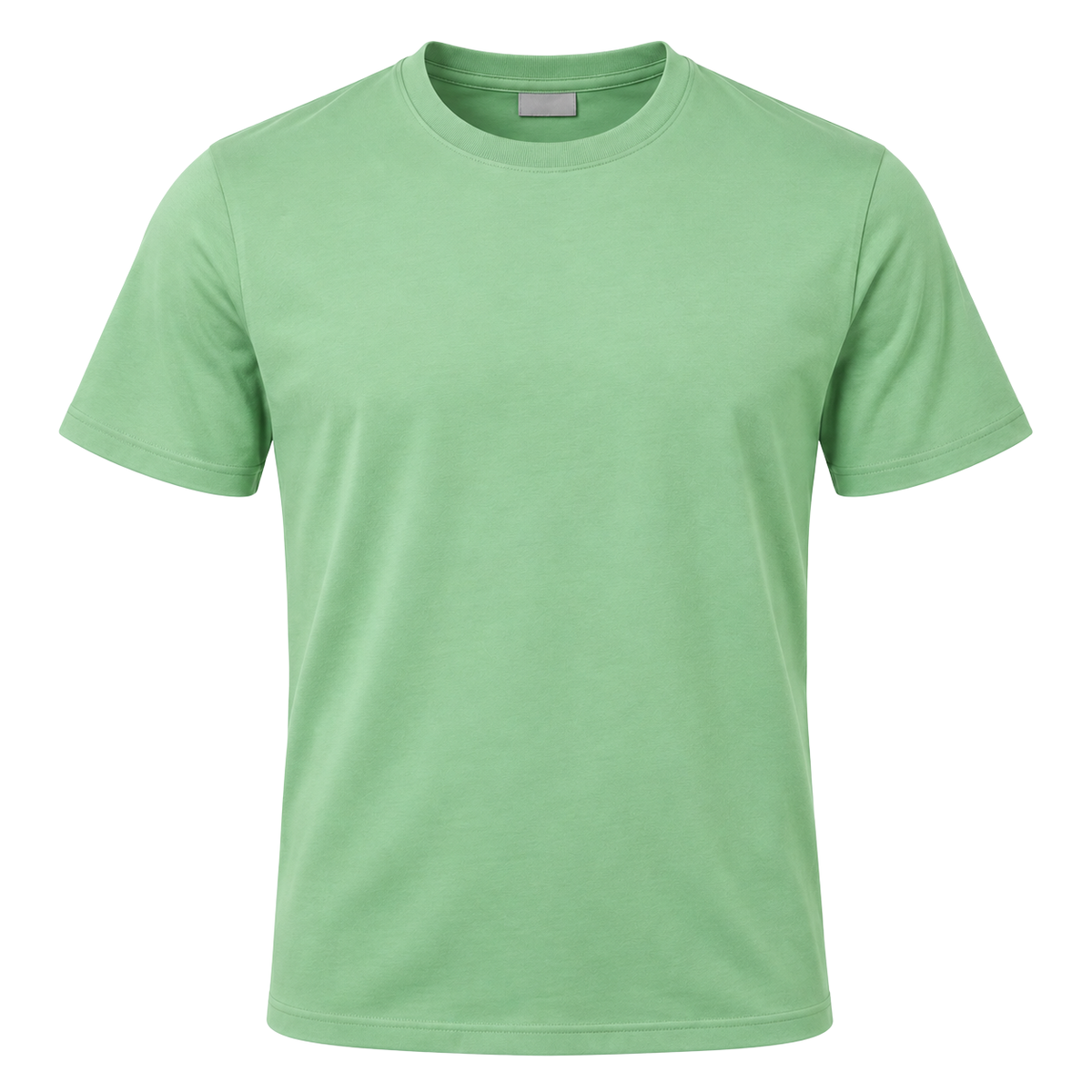 Premium Cotton Crew Neck T-Shirt – Light Green | Ukerbourne